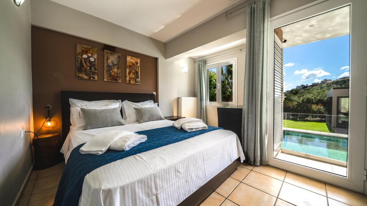 Petronila Luxury Villa With Heated Private Pool Kíssamos Exterior foto