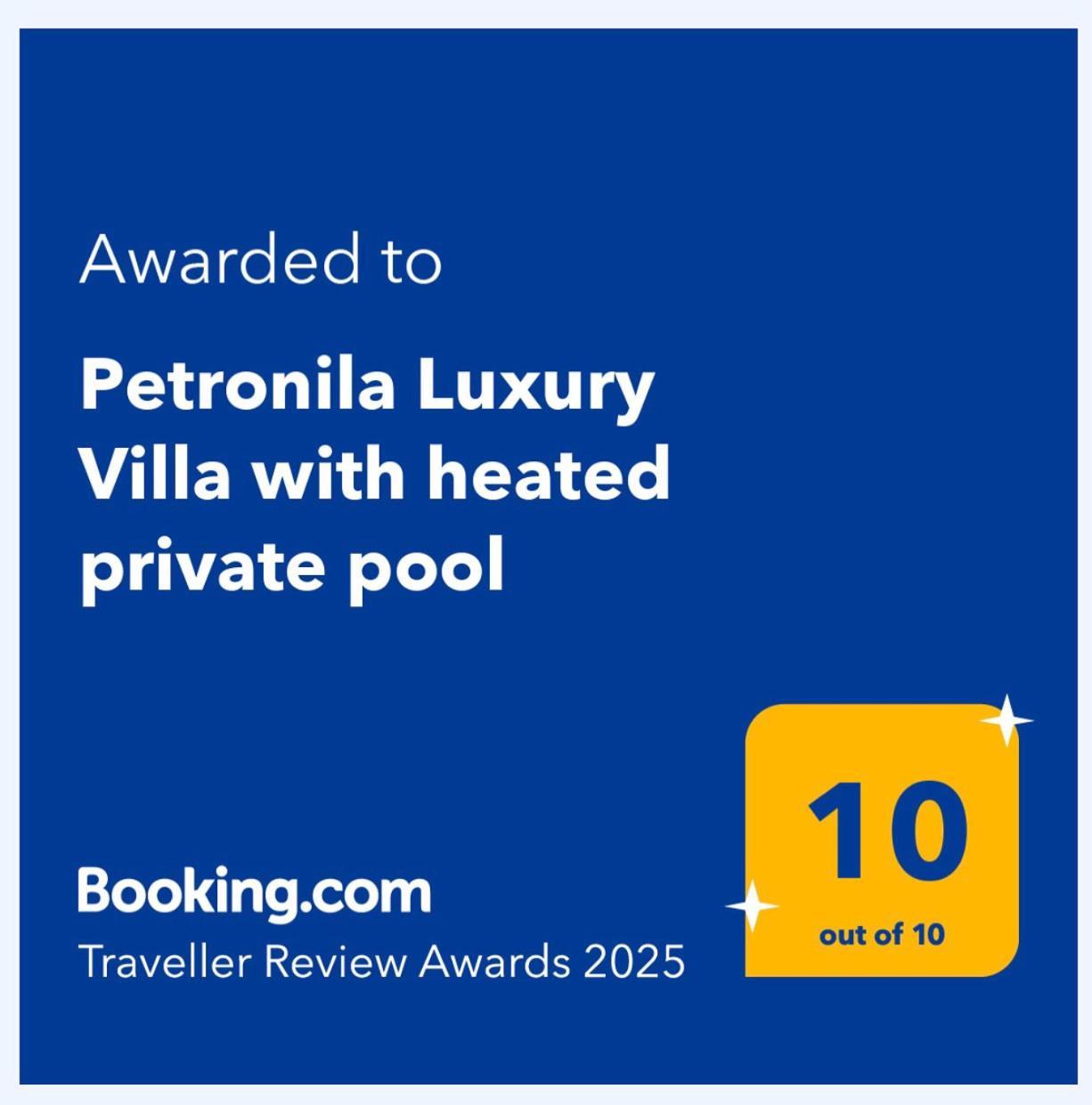 Petronila Luxury Villa With Heated Private Pool Kíssamos Exterior foto